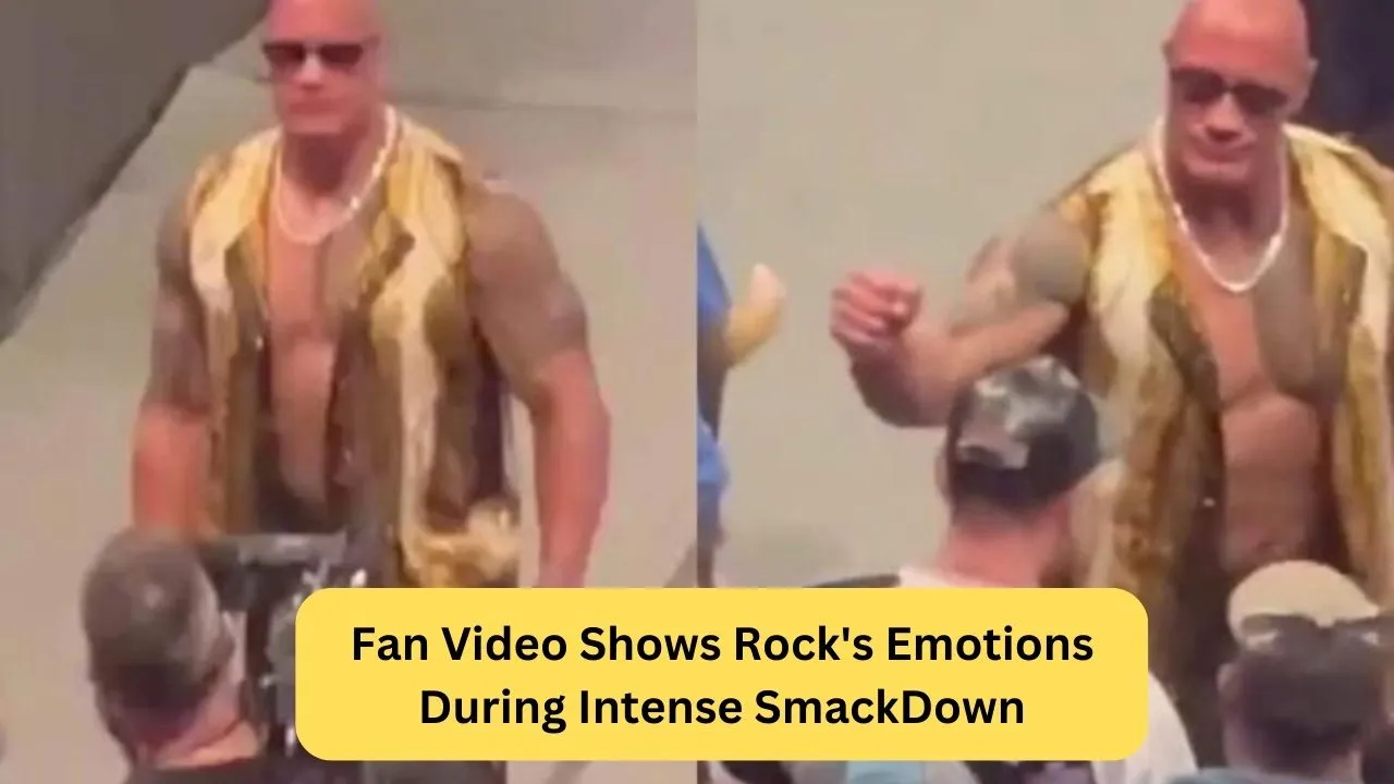 Fan Video Shows Rock's Emotions During Intense SmackDown
