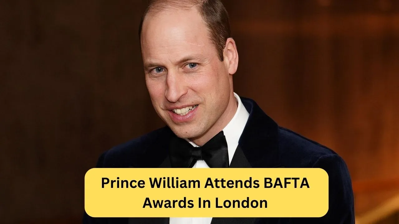 Prince William Attends BAFTA Awards In London