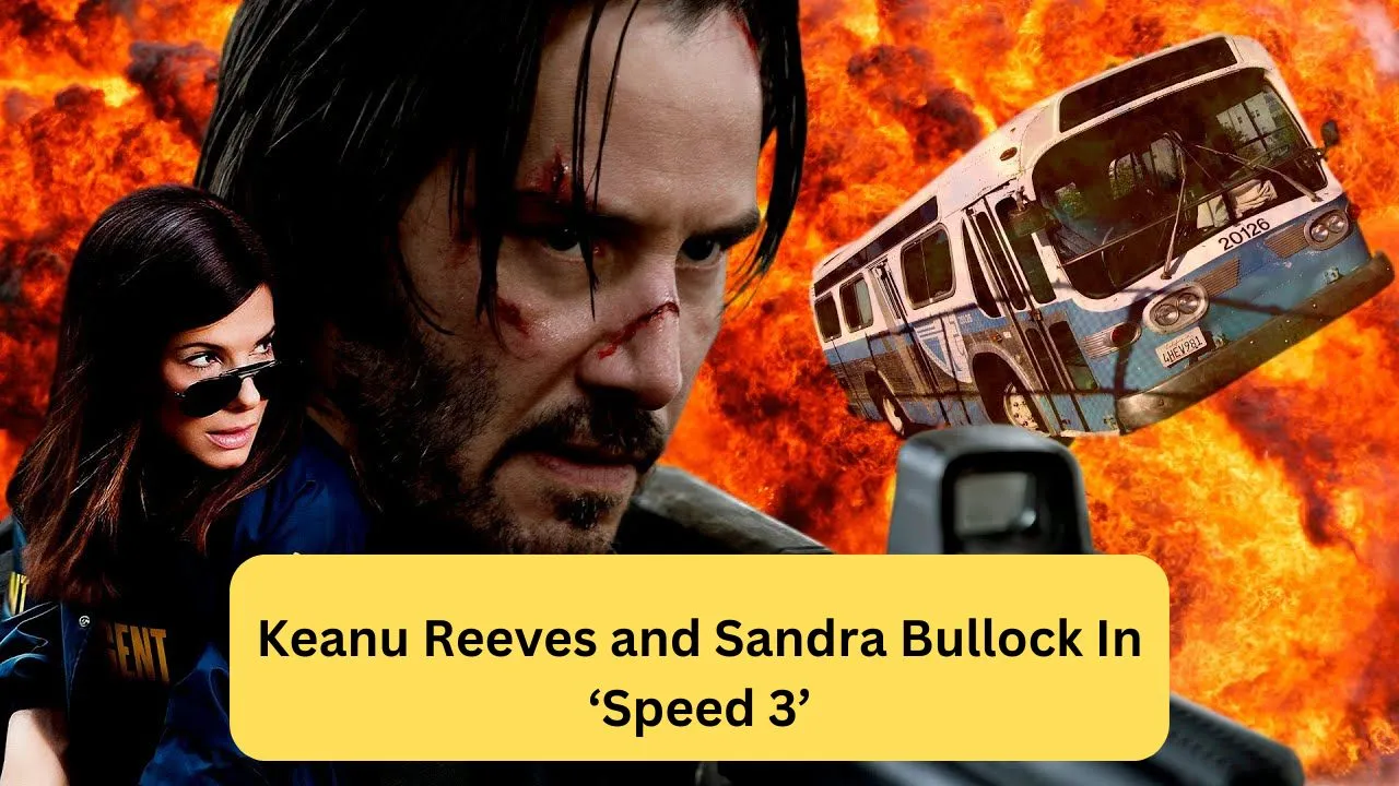 Keanu Reeves and Sandra Bullock In ‘Speed 3’