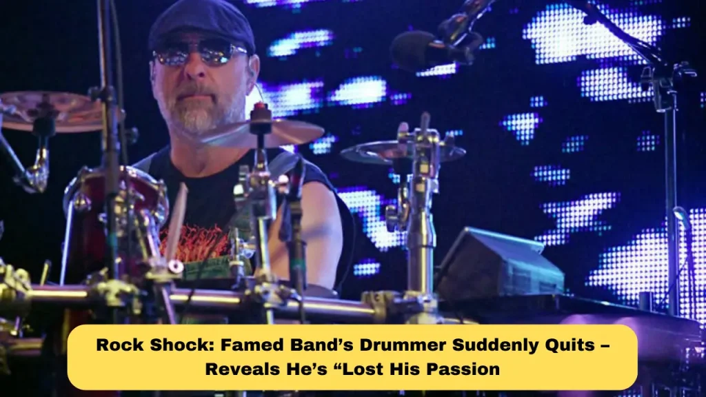 Rock Shock Famed Band’s Drummer Suddenly Quits – Reveals He’s “Lost His Passion