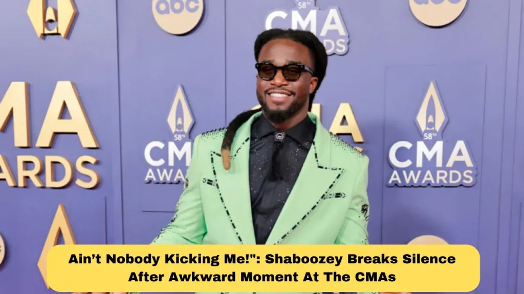 Ain’t Nobody Kicking Me! Shaboozey Breaks Silence After Awkward Moment At The CMAs