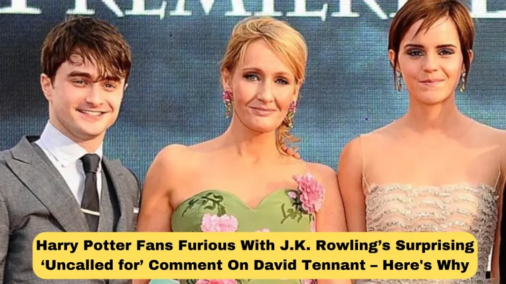 Harry Potter Fans Furious With J.K. Rowling’s Surprising ‘Uncalled for’ Comment On David Tennant – Here's Why