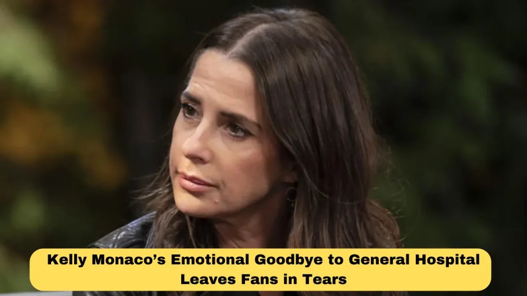 Kelly Monaco’s Emotional Goodbye to General Hospital Leaves Fans in Tears