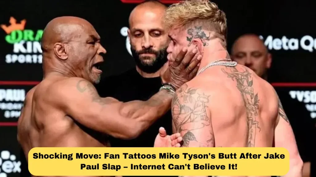 Shocking Move Fan Tattoos Mike Tyson's Butt After Jake Paul Slap – Internet Can't Believe It!