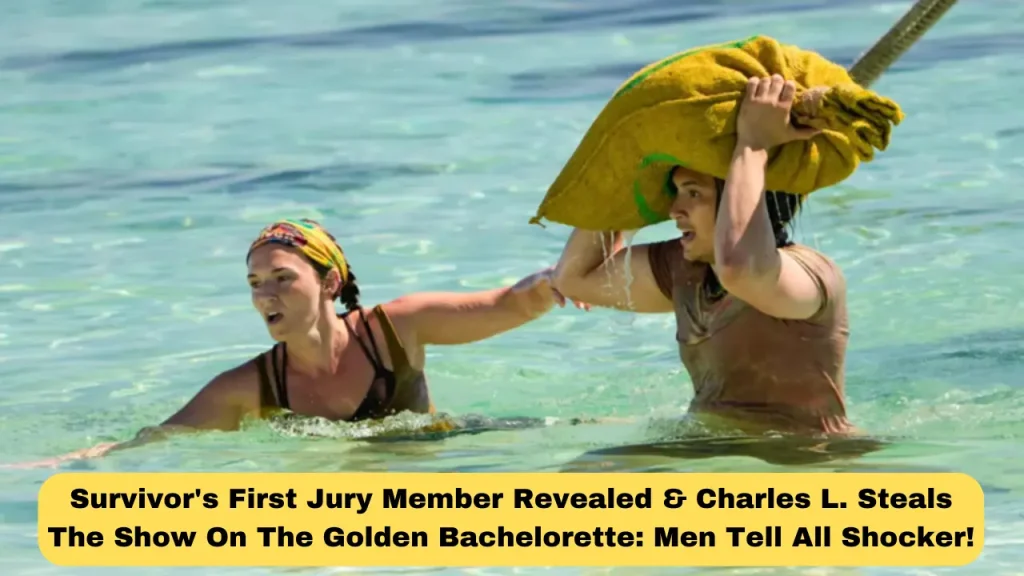 Survivor's First Jury Member Revealed & Charles L. Steals the Show on The Golden Bachelorette Men Tell All Shocker!