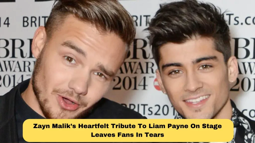 Zayn Malik’s Heartfelt Tribute To Liam Payne On Stage Leaves Fans In Tears