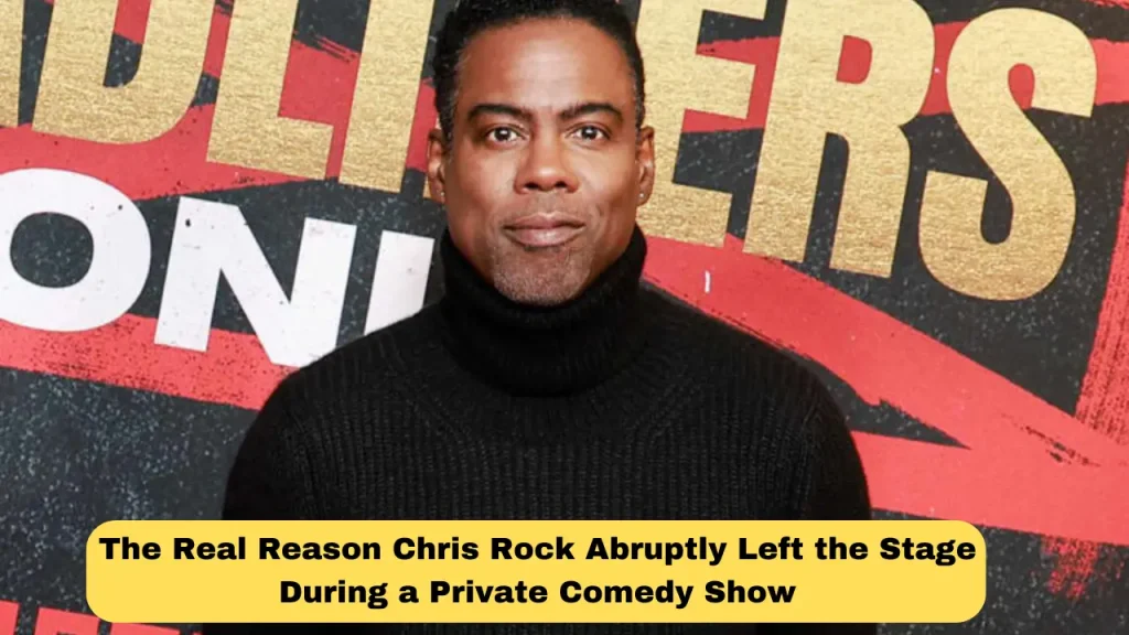 The Real Reason Chris Rock Abruptly Left The Stage During A Private Comedy Show