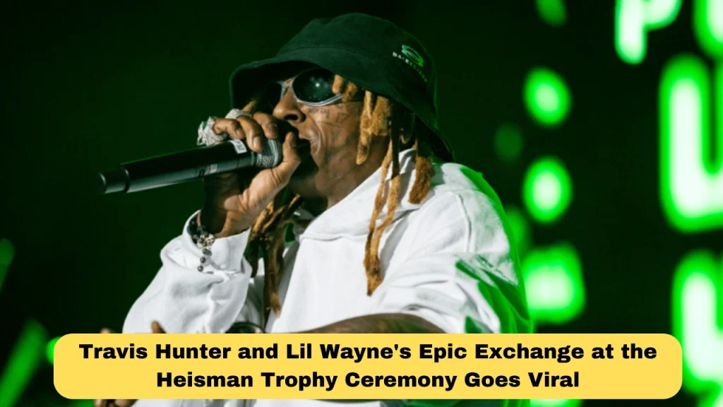 Travis Hunter And Lil Wayne's Epic Exchange At The Heisman Trophy Ceremony Goes Viral