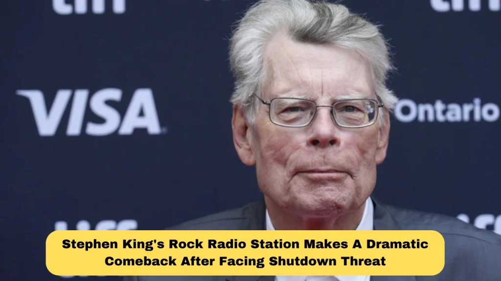 Stephen King's Rock Radio Station Makes A Dramatic Comeback After Facing Shutdown Threat