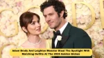 Adam Brody And Leighton Meester Steal The Spotlight With Matching Outfits At The 2025 Golden Globes