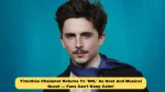Timothée Chalamet Returns To 'SNL' As Host And Musical Guest — Fans Can't Keep Calm!