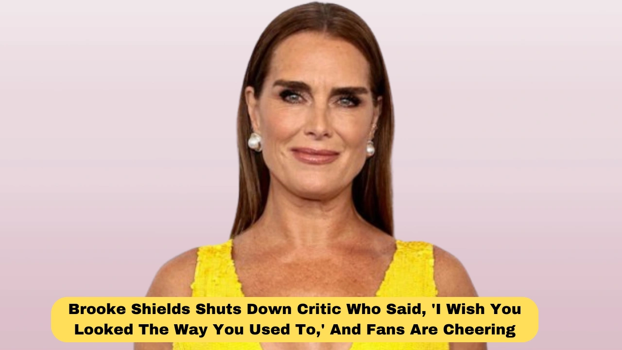 Brooke Shields Shuts Down Critic Who Said, 'I Wish You Looked The Way You Used To,' And Fans Are Cheering