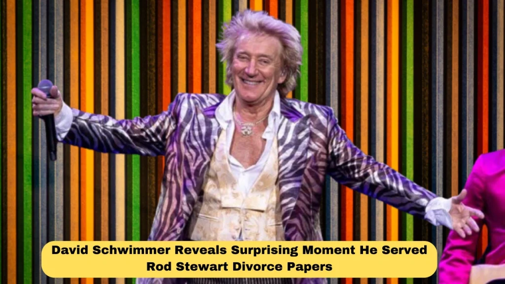 David Schwimmer Reveals Surprising Moment He Served Rod Stewart Divorce Papers