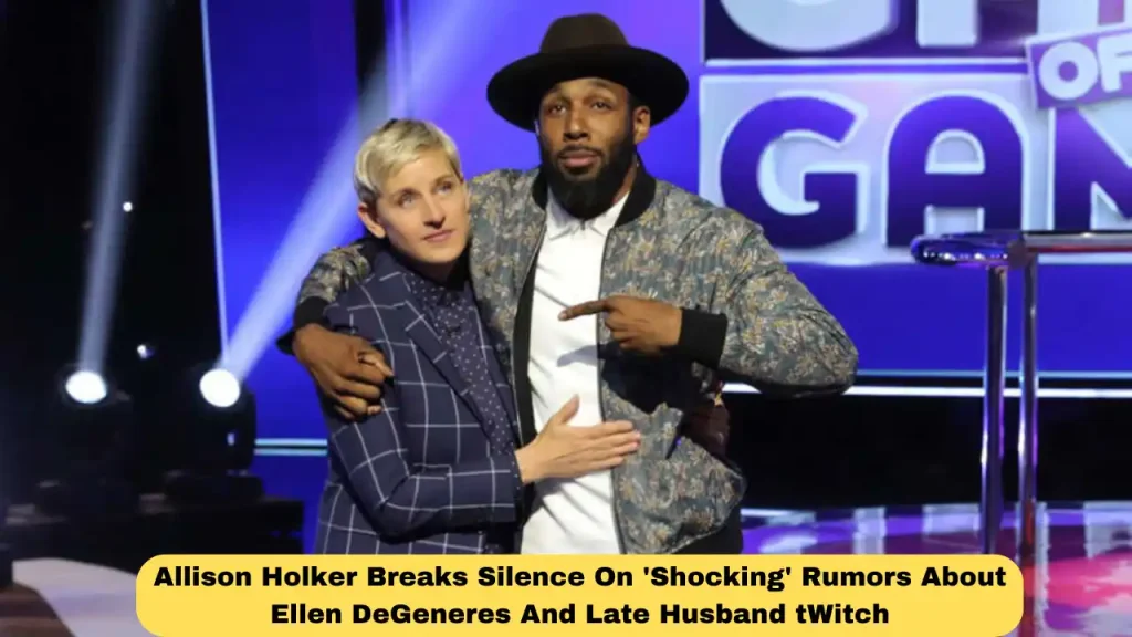 Allison Holker Breaks Silence On 'Shocking' Rumors About Ellen DeGeneres And Late Husband tWitch