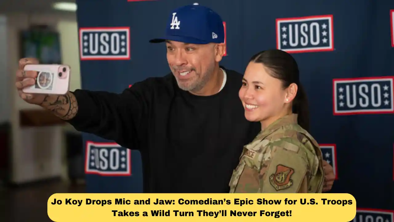 Jo Koy Drops Mic and Jaw: Comedian’s Epic Show for U.S. Troops Takes a Wild Turn They’ll Never Forget!