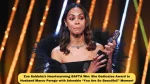 Zoe Saldaña’s Heartwarming BAFTA Win: She Dedicates Award to Husband Marco Perego with Adorable “You Are So Beautiful!” Moment