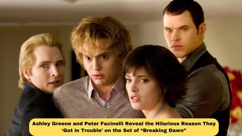Ashley Greene and Peter Facinelli Reveal the Hilarious Reason They ‘Got in Trouble’ on the Set of “Breaking Dawn”
