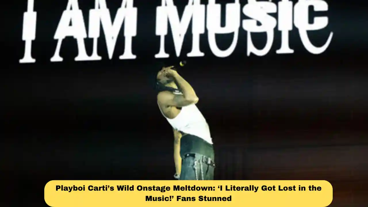Playboi Carti’s Wild Onstage Meltdown: ‘I Literally Got Lost in the Music!’ Fans Stunned