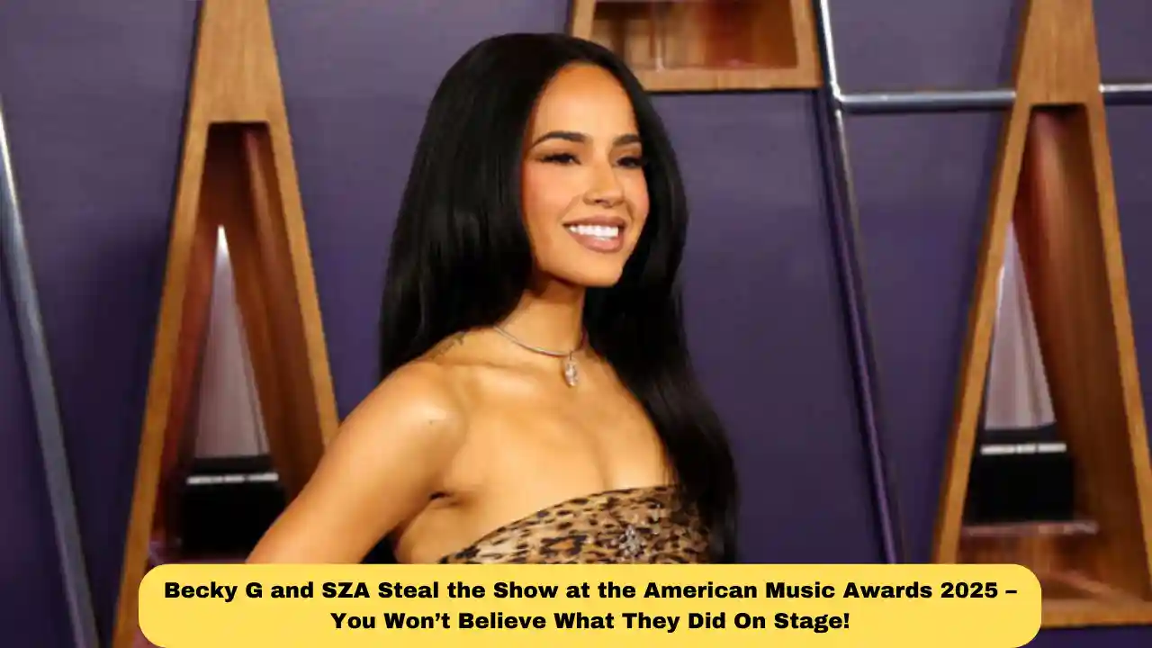 Becky G and SZA Steal the Show at the American Music Awards 2025 – You Won’t Believe What They Did On Stage!
