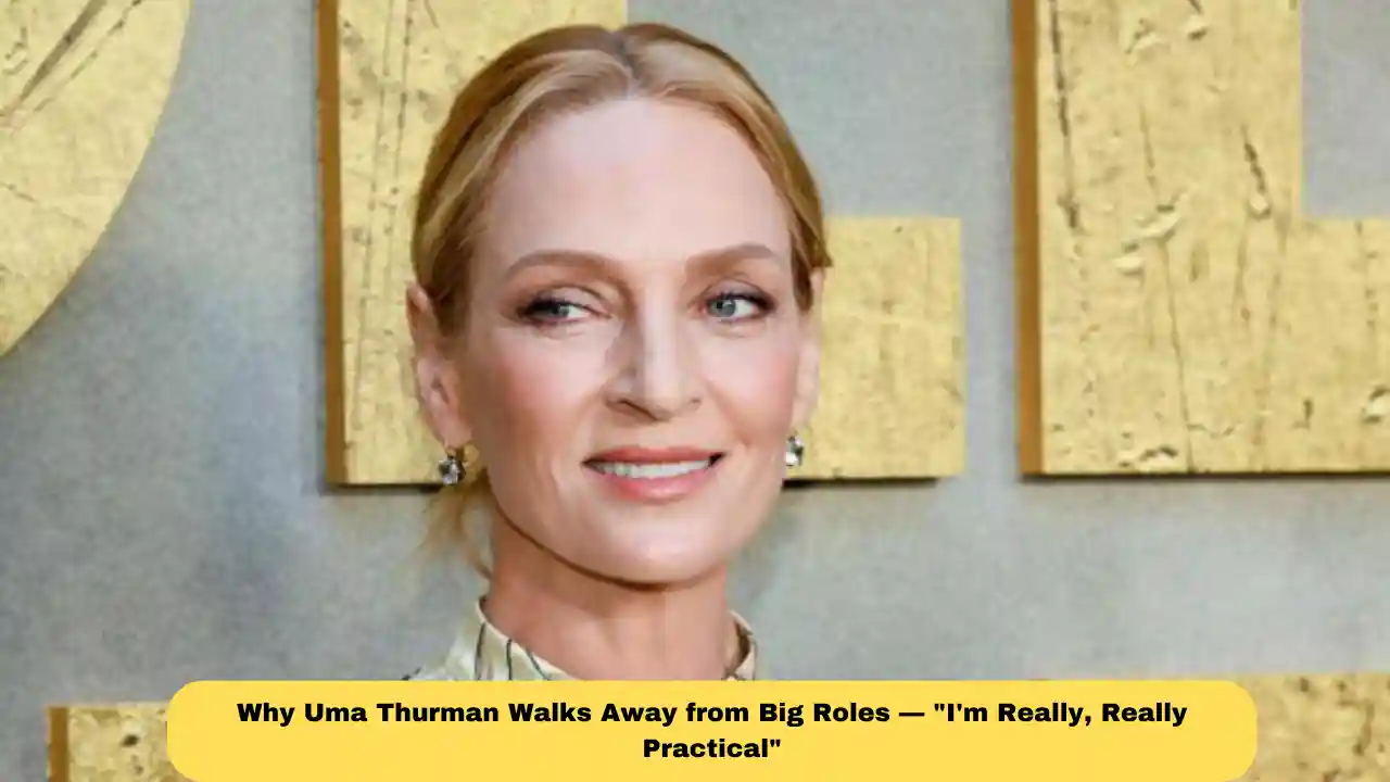 Why Uma Thurman Walks Away from Big Roles — "I'm Really, Really Practical"