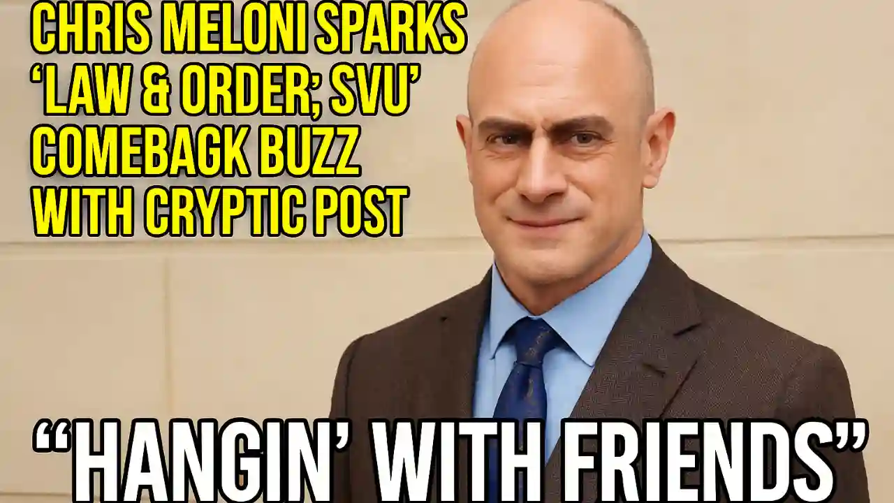 Is Detective Elliot Stabler heading back to Law & Order: SVU? Fans are buzzing after Chris Meloni, the beloved actor behind the iconic character, dropped a mysterious photo that has the internet in full-on detective mode.