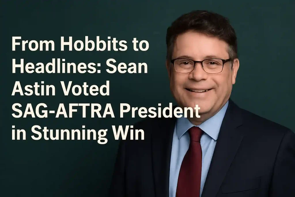 From Hobbits to Headlines: Sean Astin Voted SAG-AFTRA President in Stunning Win