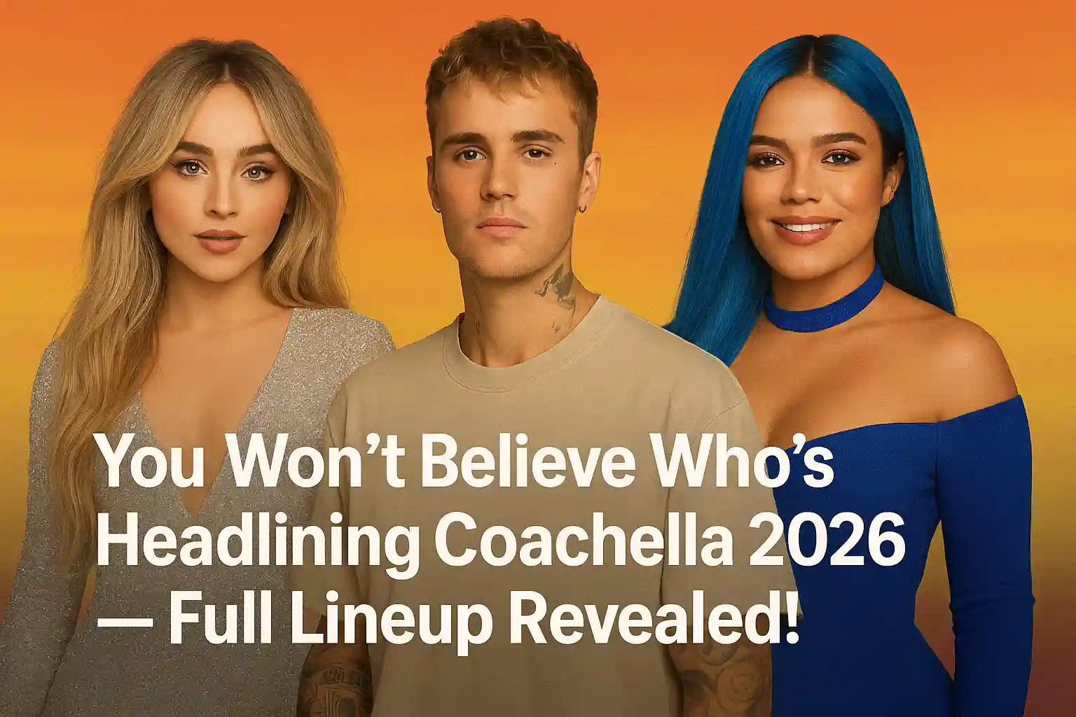 You Won’t Believe Who’s Headlining Coachella 2026 — Full Lineup Revealed!