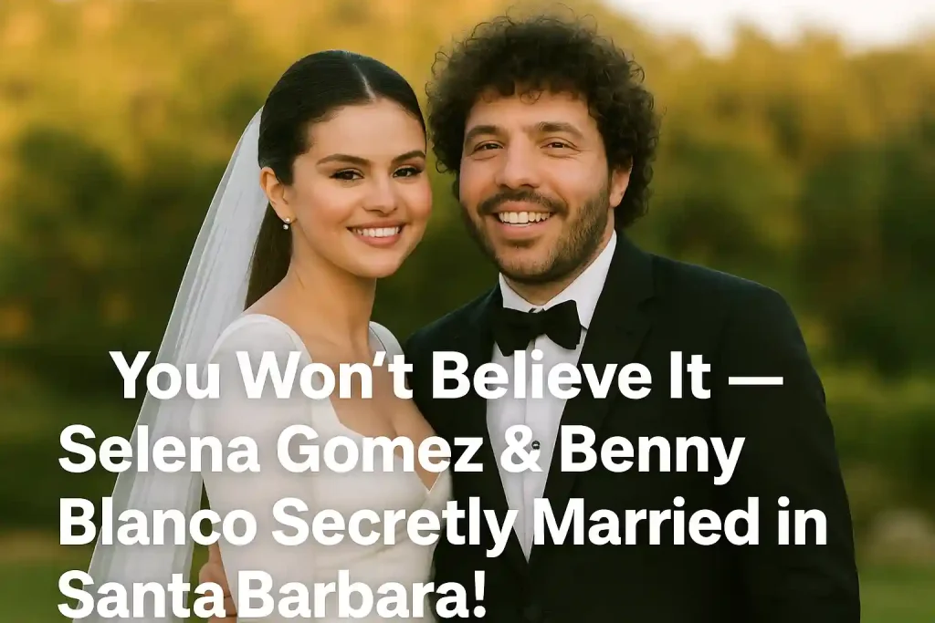You Won’t Believe It — Selena Gomez & Benny Blanco Secretly Married in Santa Barbara!