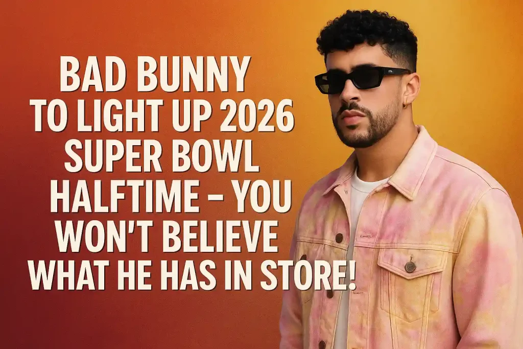 Bad Bunny to Light Up 2026 Super Bowl Halftime – You Won’t Believe What He Has in Store!