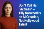 Don’t Call Her ‘Actress’ — Tilly Norwood Is an AI Creation, Not Hollywood Talent