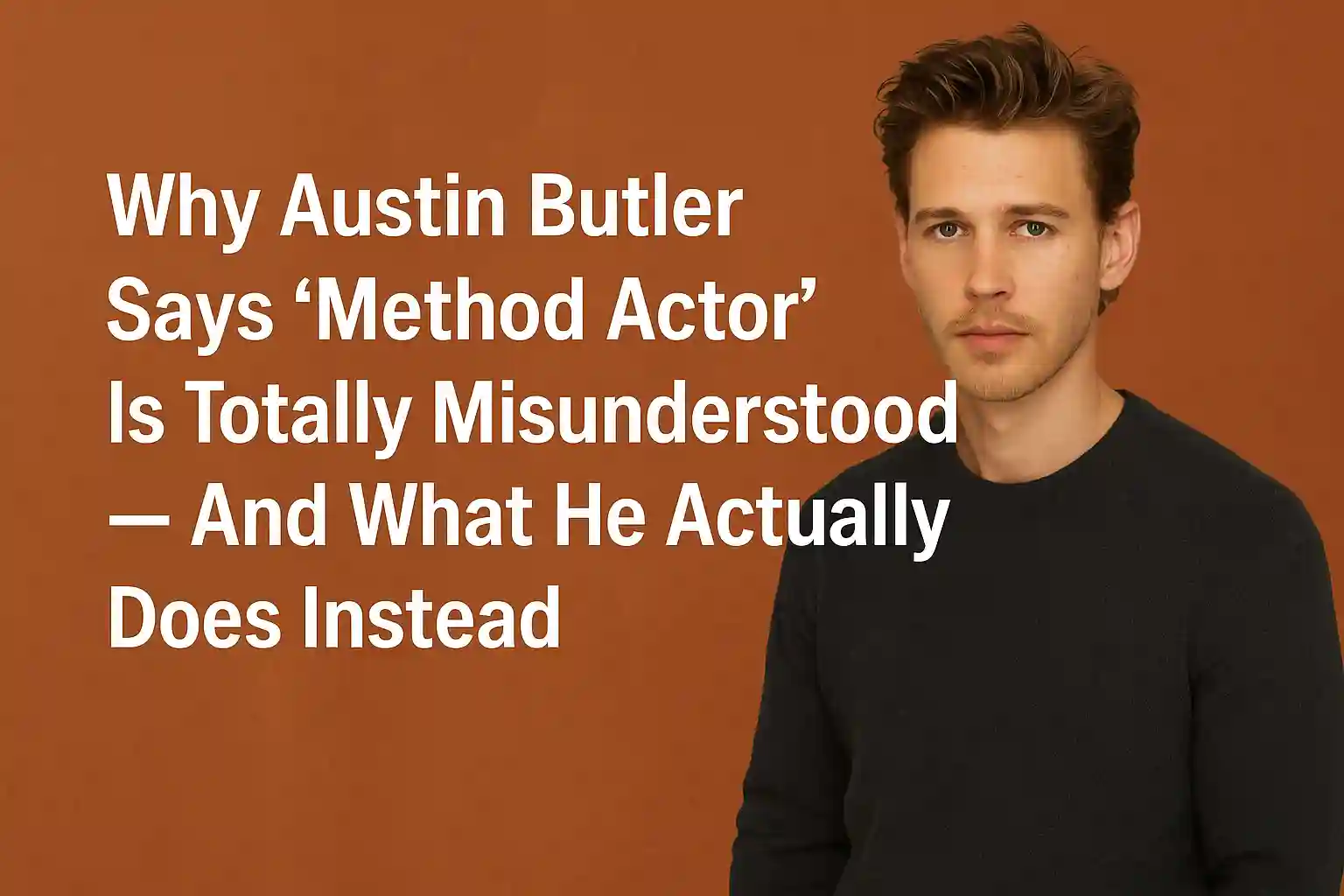 Why Austin Butler Says ‘Method Actor’ Is Totally Misunderstood — And What He Actually Does Instead