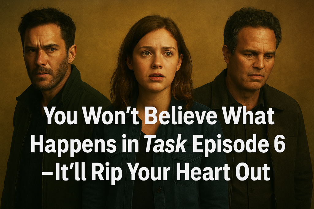 You Won’t Believe What Happens in Task Episode 6 — It’ll Rip Your Heart Out