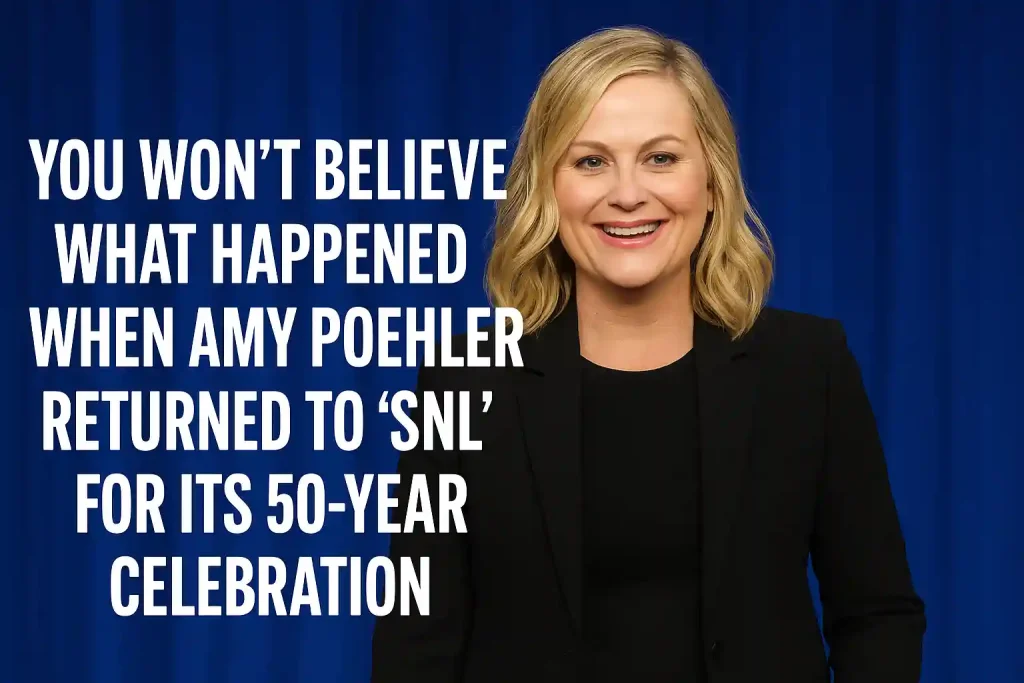 You Won’t Believe What Happened When Amy Poehler Returned to “SNL” for Its 50-Year Celebration