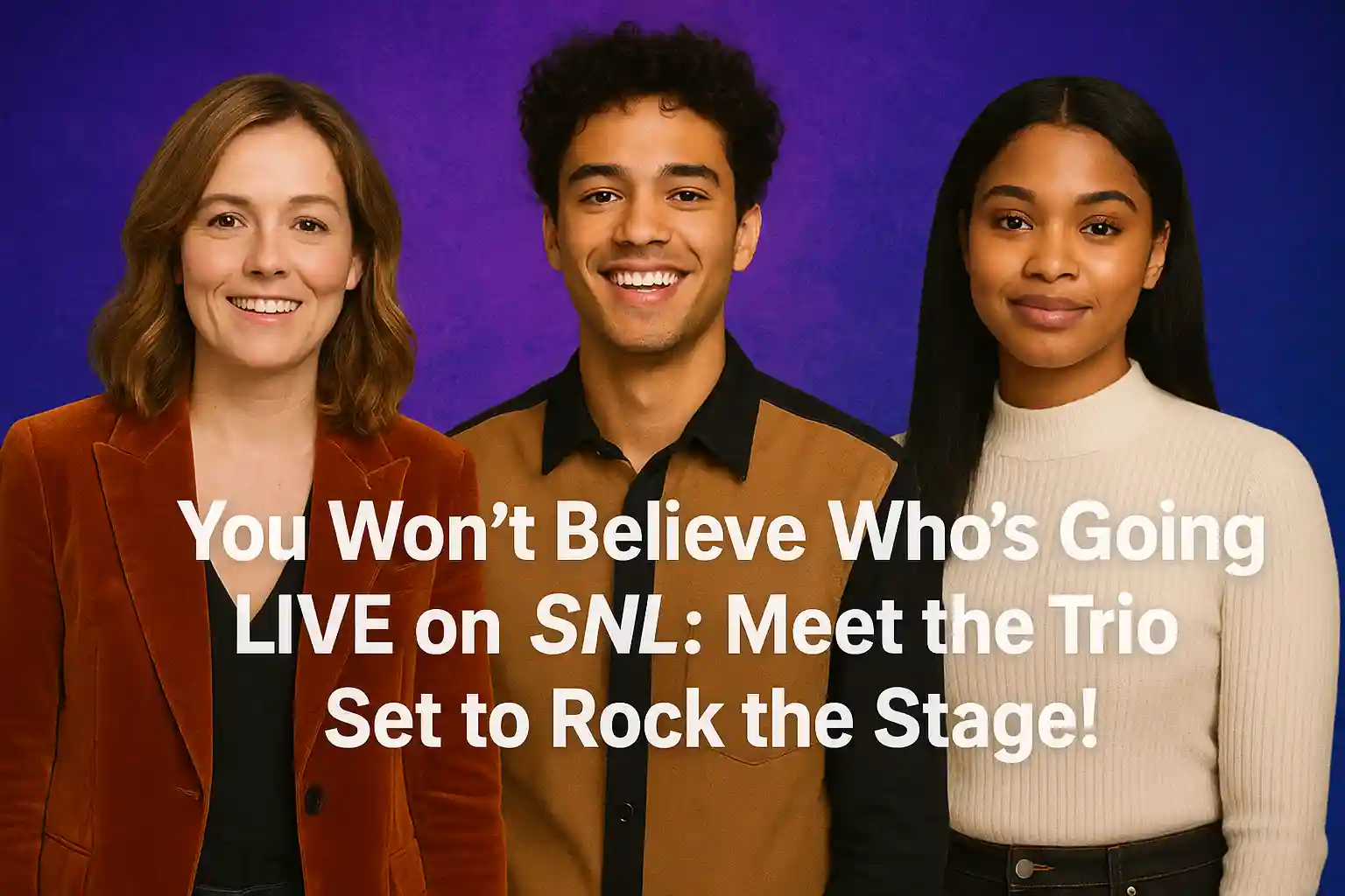You Won’t Believe Who’s Going LIVE on SNL: Meet the Trio Set to Rock the Stage!