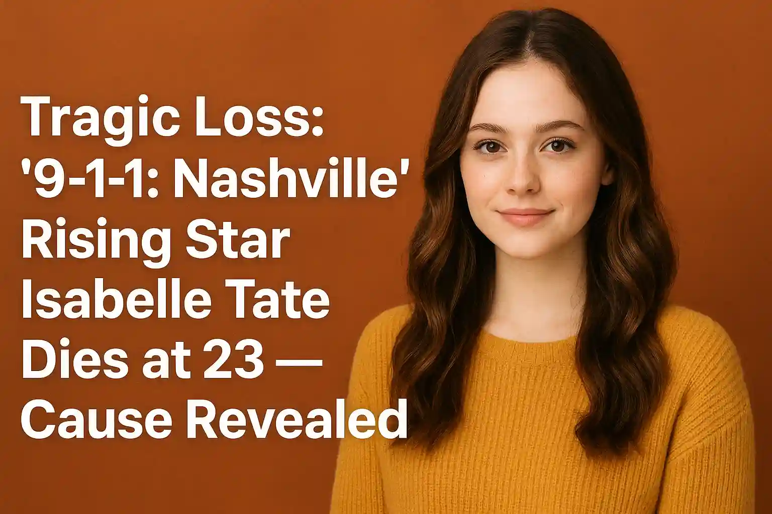 Tragic Loss: ‘9-1-1: Nashville’ Rising Star Isabelle Tate Dies at 23 — Cause Revealed