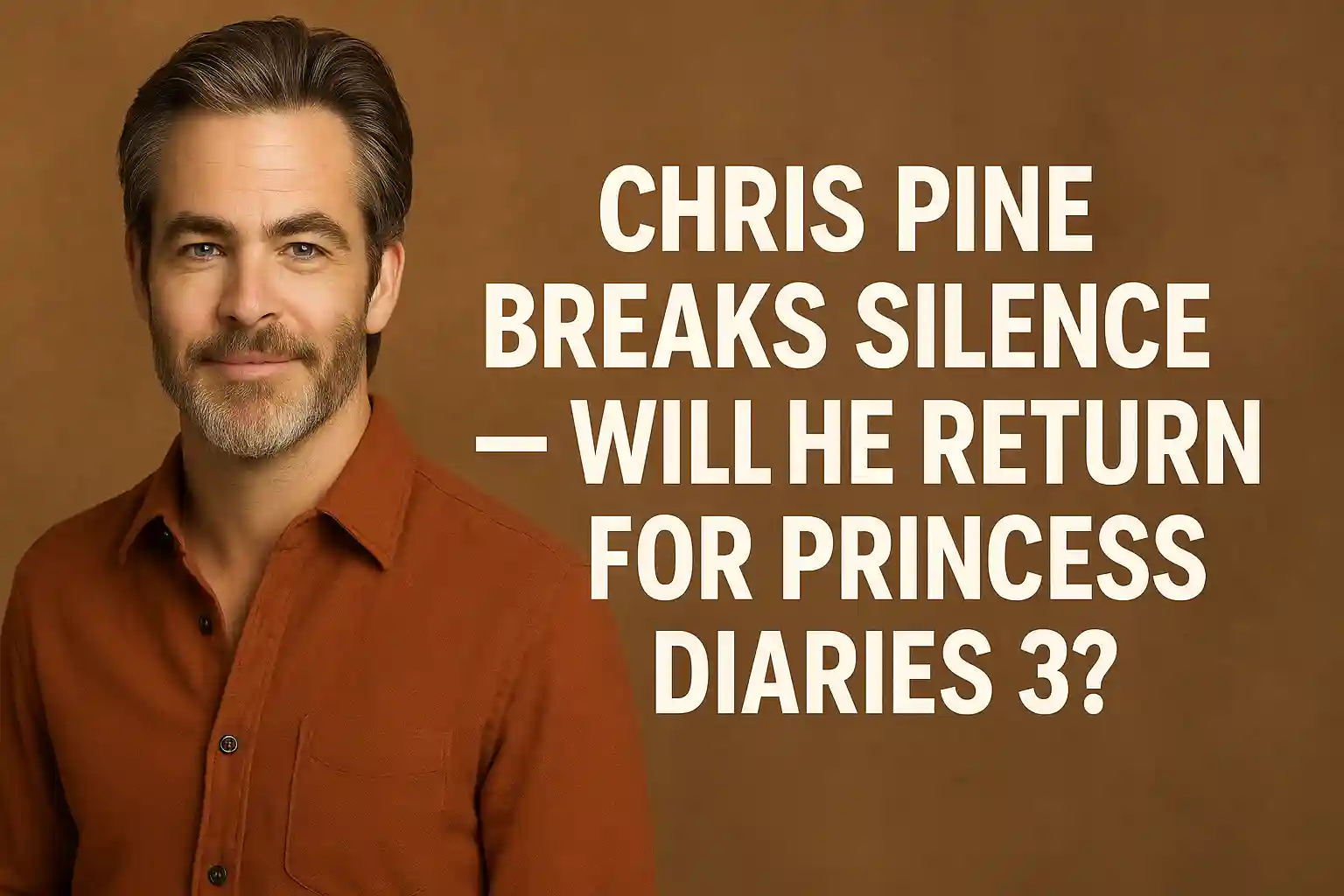 Chris Pine Breaks Silence — Will He Return for Princess Diaries 3?