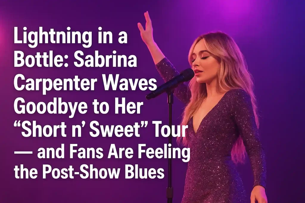 Lightning in a Bottle: Sabrina Carpenter Waves Goodbye to Her “Short n' Sweet” Tour — and Fans Are Feeling the Post-Show Blues