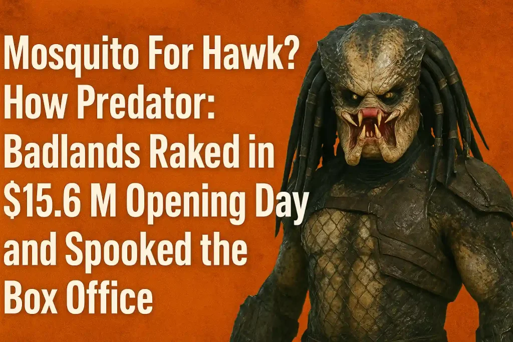 Mosquito For Hawk? How Predator: Badlands Raked in $15.6 M Opening Day and Spooked the Box Office