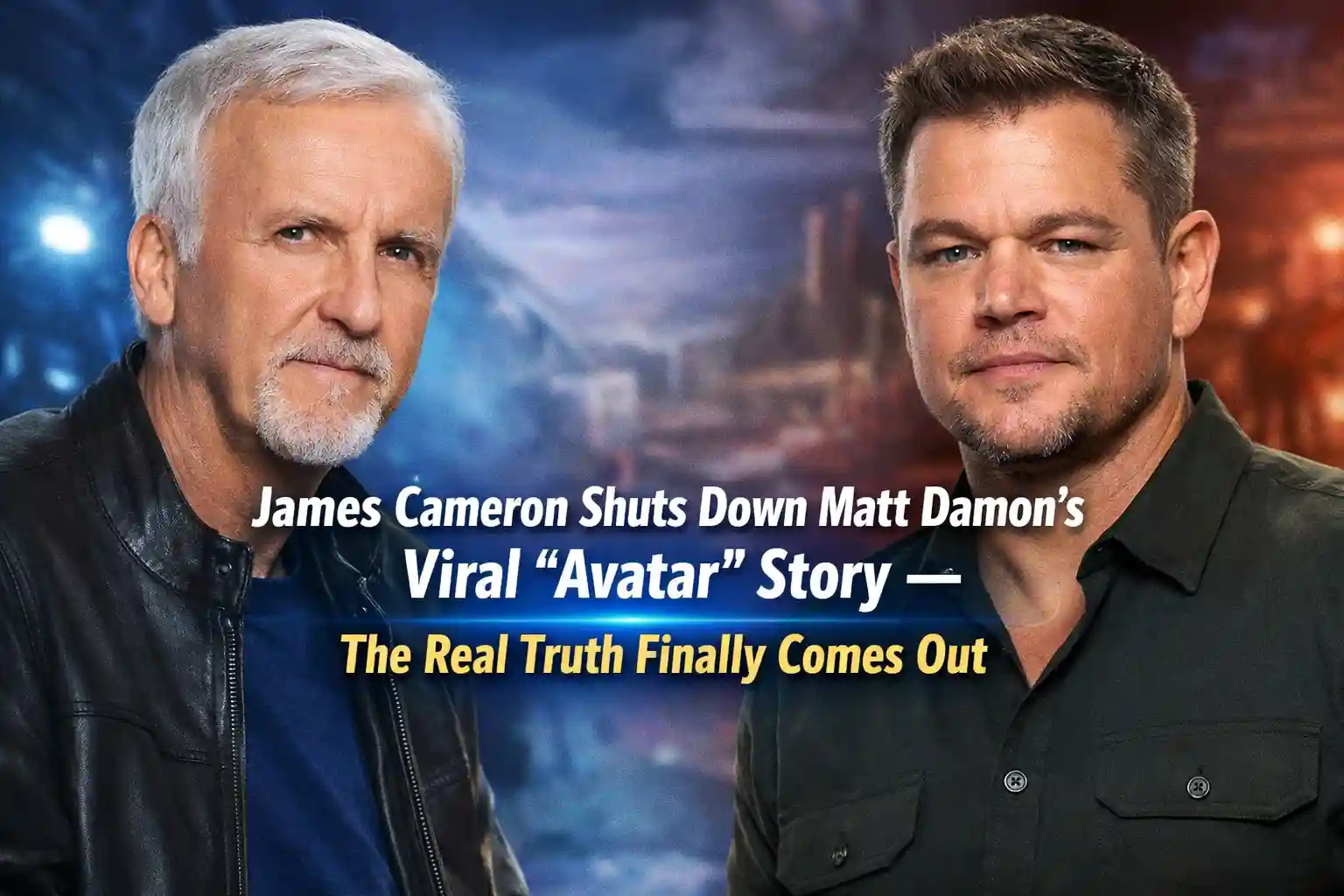 James Cameron Shuts Down Matt Damon’s Viral “Avatar” Story — The Real Truth Finally Comes Out