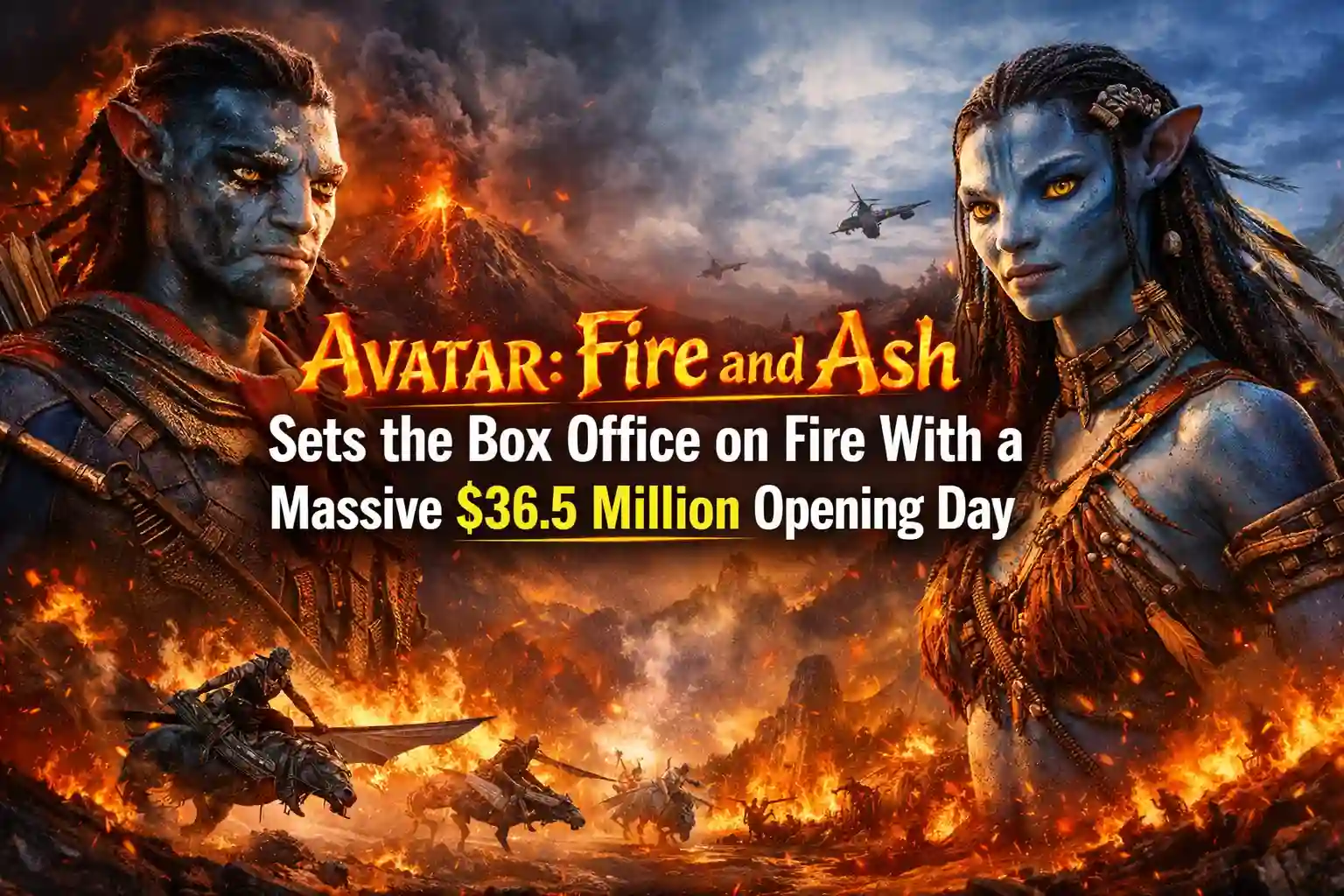 Avatar: Fire and Ash Sets the Box Office on Fire With a Massive $36.5 Million Opening Day