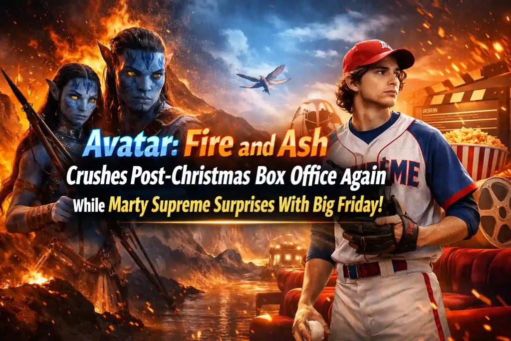 Avatar: Fire and Ash Crushes Post-Christmas Box Office Again While Marty Supreme Surprises With Big Friday!
