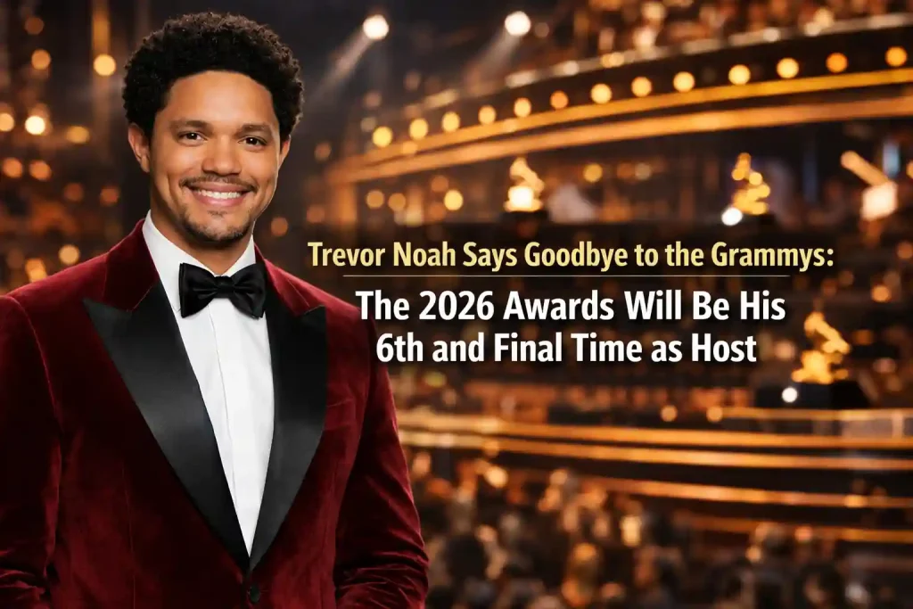Trevor Noah Says Goodbye to the Grammys: The 2026 Awards Will Be His 6th and Final Time as Host