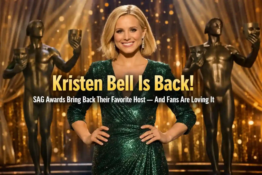 Kristen Bell Is Back! SAG Awards Bring Back Their Favorite Host — And Fans Are Loving It
