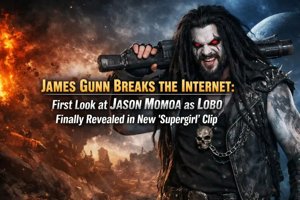 James Gunn Breaks the Internet: First Look at Jason Momoa as Lobo Finally Revealed in New ‘Supergirl’ Clip