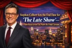 Late-night television is about to lose one of its most familiar faces. Stephen Colbert, the sharp-witted host of “The Late Show” and proud Montclair native, has officially announced the final show date of his long-running talk show — and the internet is buzzing with emotion.