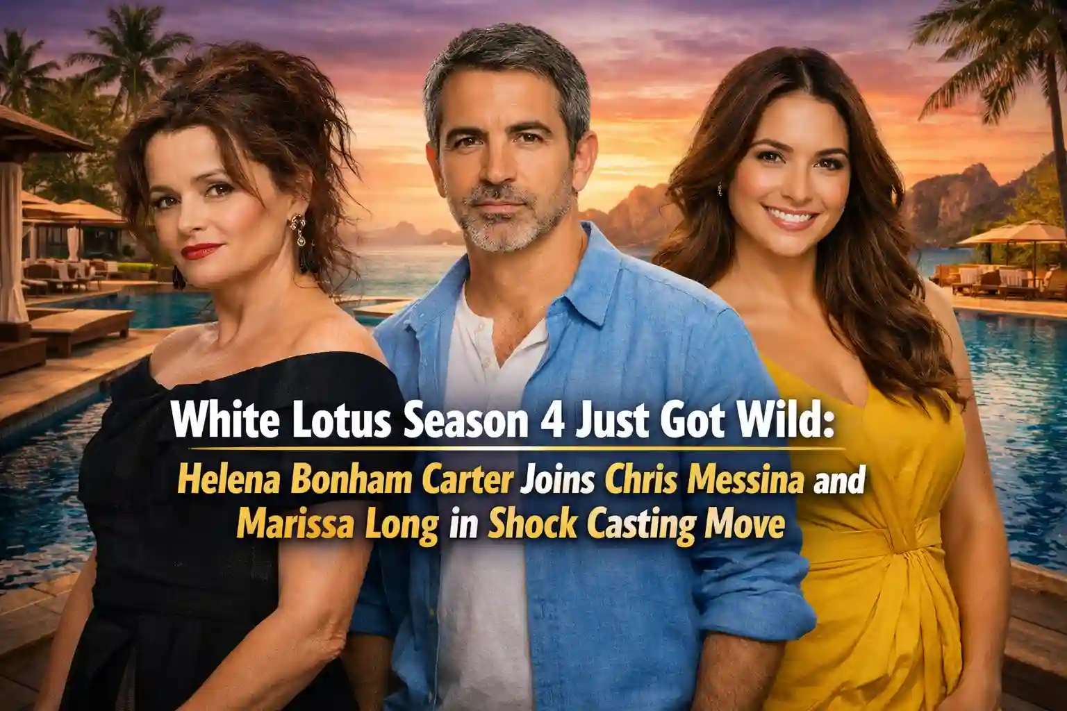 White Lotus Season 4 Just Got Wild: Helena Bonham Carter Joins Chris Messina and Marissa Long in Shock Casting Move