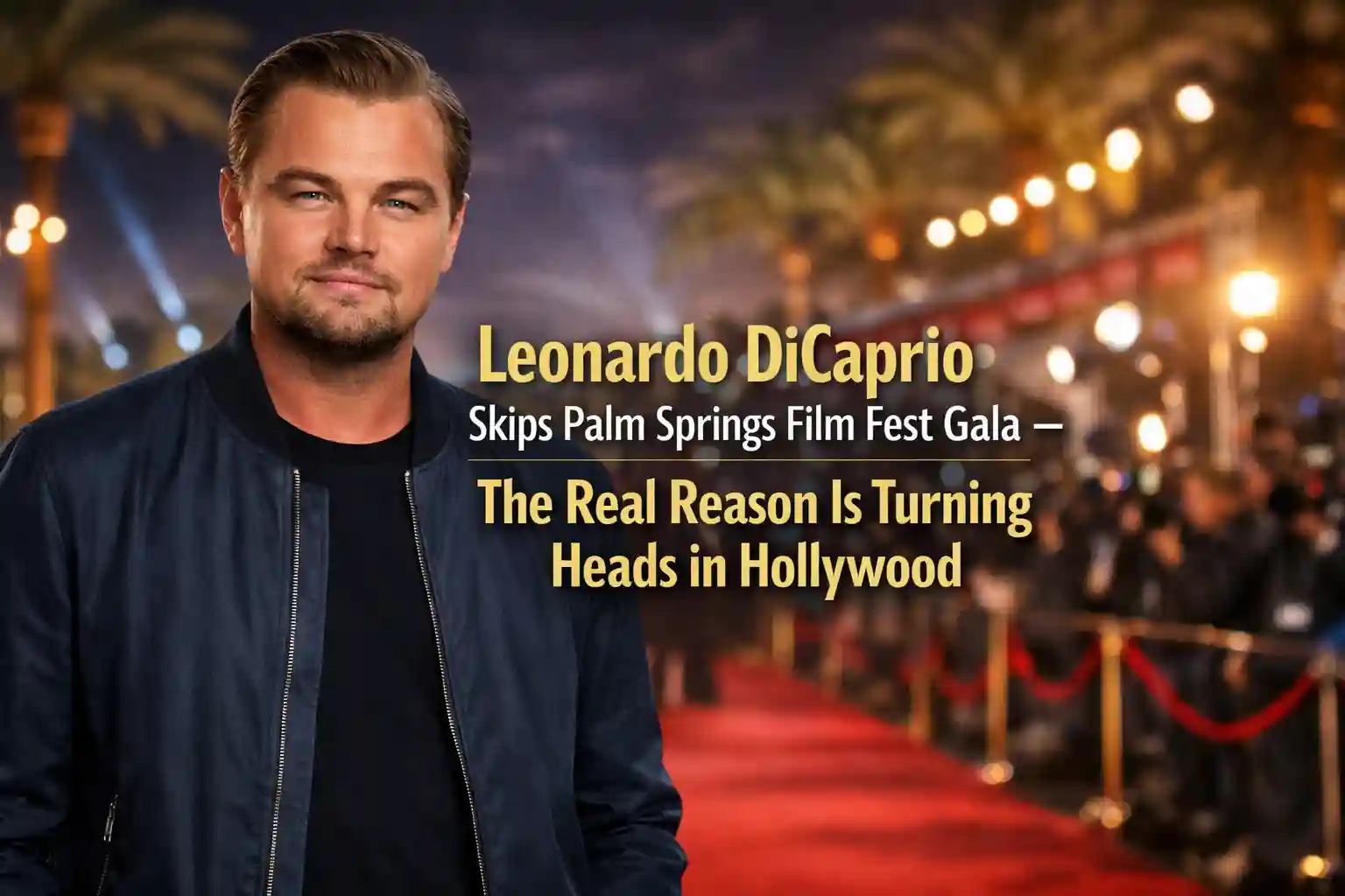 Leonardo DiCaprio Skips Palm Springs Film Fest Gala — The Real Reason Is Turning Heads in Hollywood