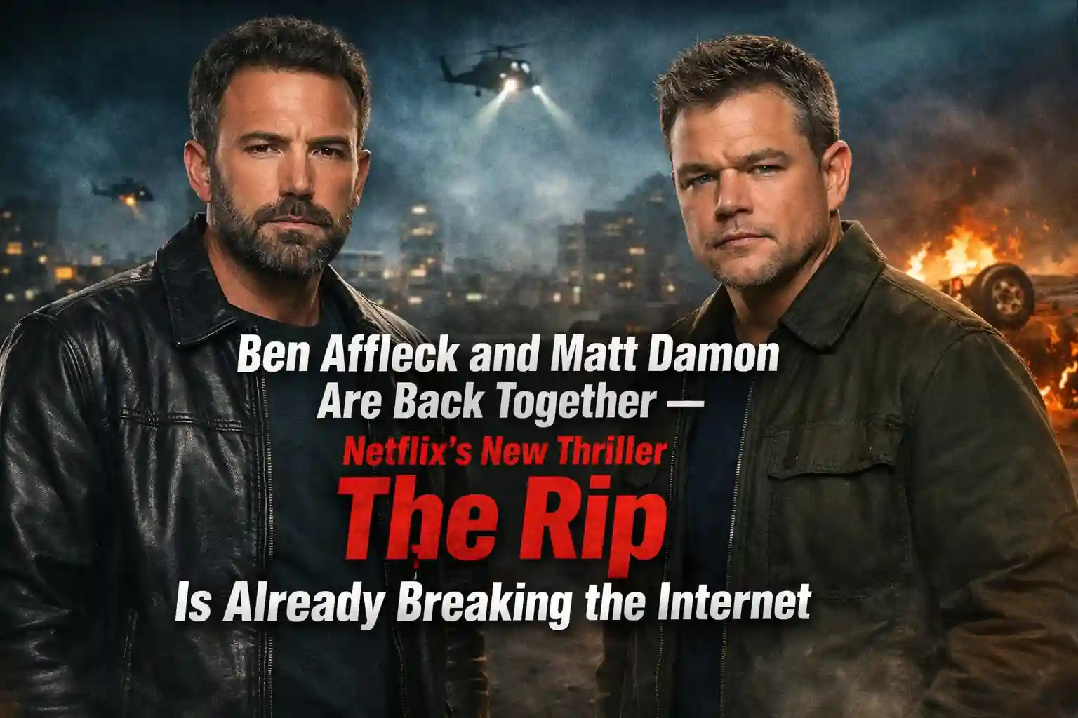 Ben Affleck and Matt Damon Are Back Together — Netflix’s New Thriller The Rip Is Already Breaking the Internet