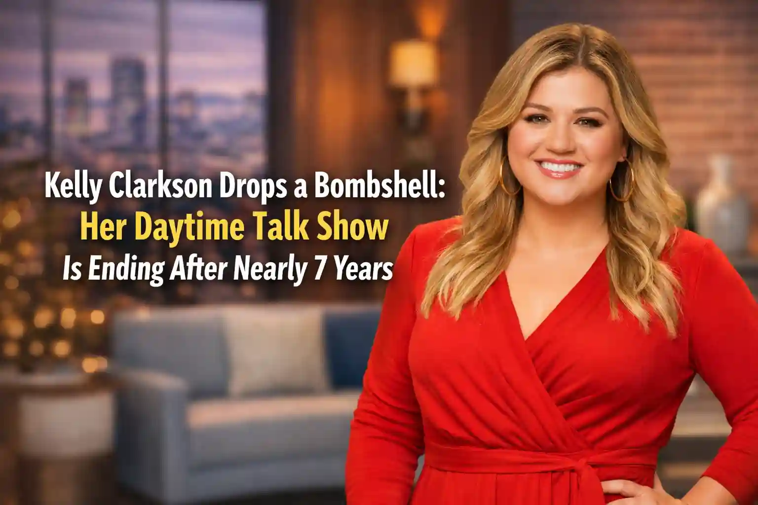 Kelly Clarkson Drops a Bombshell: Her Daytime Talk Show Is Ending After Nearly 7 Years