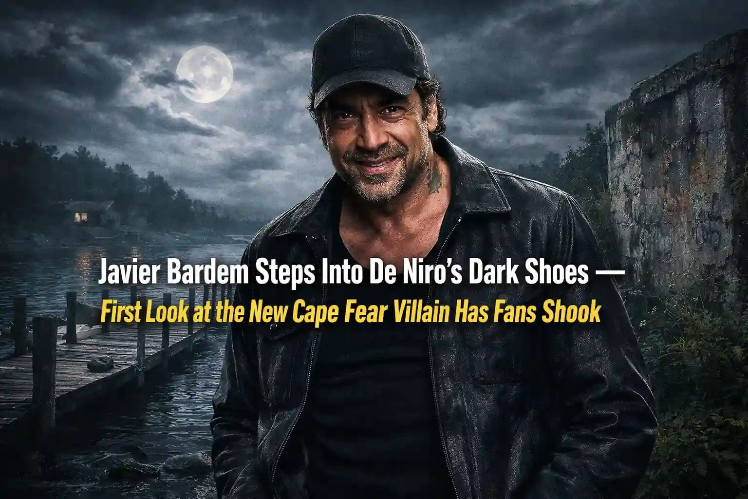 Javier Bardem Steps Into De Niro’s Dark Shoes — First Look at the New Cape Fear Villain Has Fans Shook